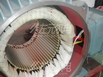 90KW電機加裝測溫元件