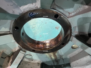 東元AECK 1300HP電機(jī)維修，更換軸、后端蓋、軸承