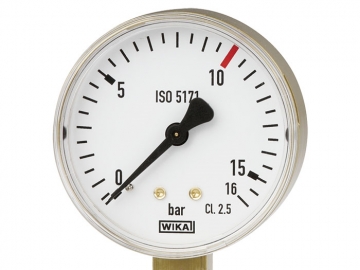 111.11, 111.31波登管壓力表，銅合金材質(zhì)