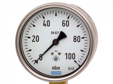 612.20膜盒式壓力表，銅合金材質