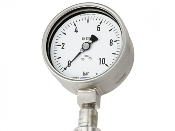 DSS18F符合EN837-1標準的壓力表組裝隔膜密封