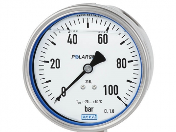 PG23LT波登管壓力表，不銹鋼材質(zhì)