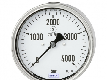 PG23HP-P波登管壓力表，不銹鋼材質