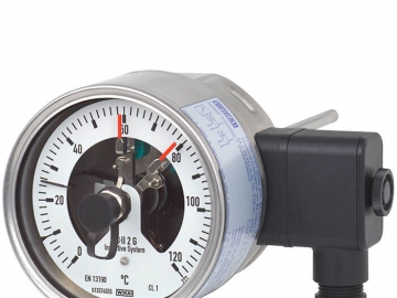 TGS55帶電接點的雙金屬溫度計