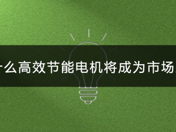 為什么高效節(jié)能電機(jī)將會(huì)成為市場(chǎng)主流